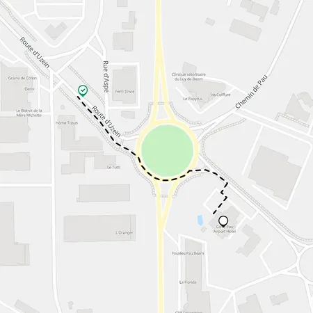 Carre Pau Airport Serres-Castet